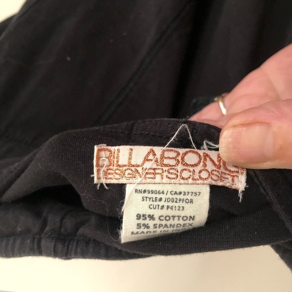 Billabong Designer Closet  size medium black strapless mini dress with stretch - Picture 7 of 8